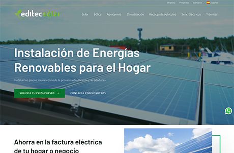 Web Editec Solar